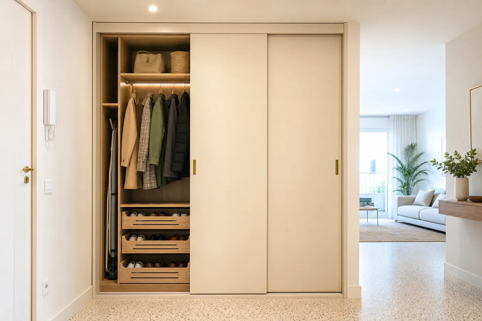 Armarios con puertas correderas para panel alto en Oropesa del Mar